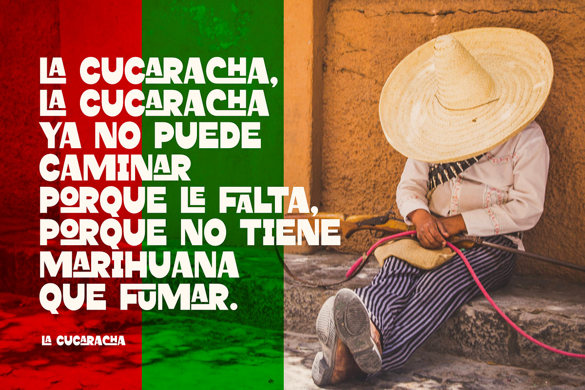 El Mariachi - Libre Type, a Sans Serif Font by ikiiko (Photo 3 of 8)