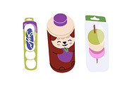 Asian food products, snacks set, a Food Illustration by Good Studio (Thumbnail 2 of 6)
