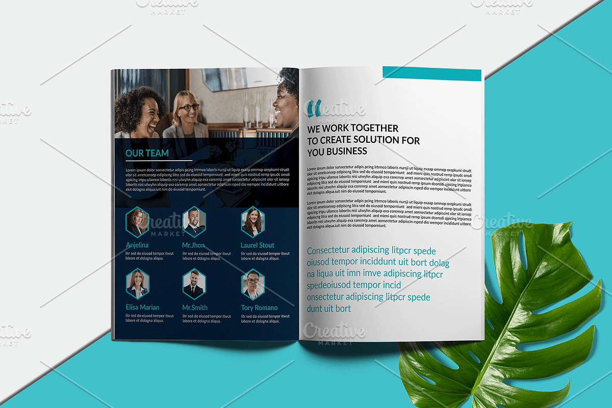 Company Profile Brochure - V04, a Brochure Template by Template Shop (Photo 9 of 9)