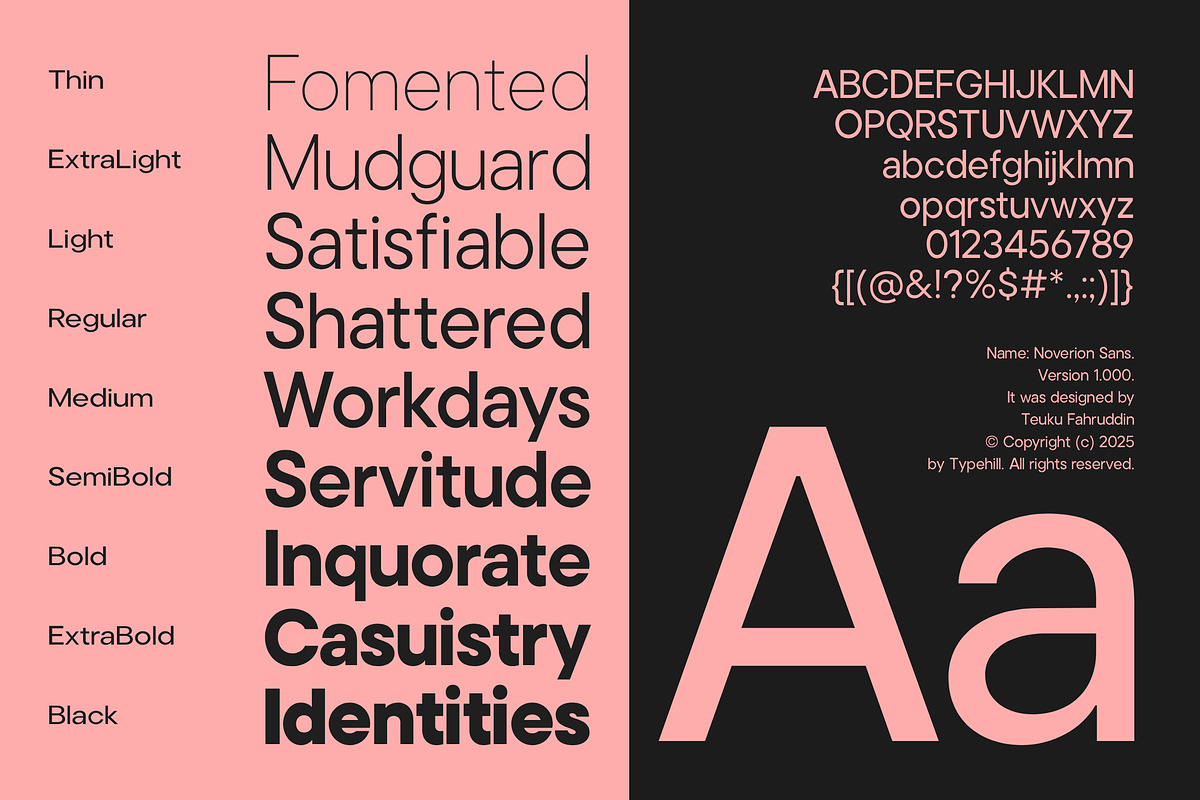 Noverion Sans, a Sans Serif Font by Typehill (Photo 12 of 15)