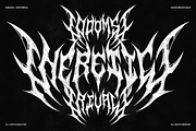 Kreanox | Black Metal Font, a Blackletter Font by Denustudios (Thumbnail 6 of 12)