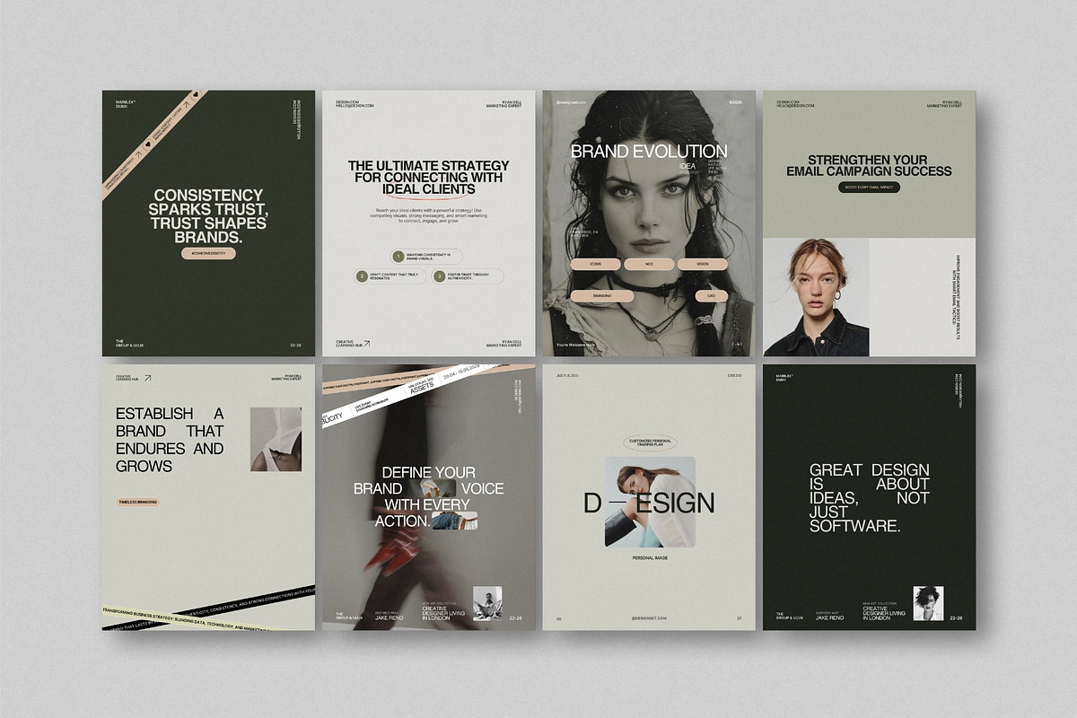 ZAVI | Instagram Post & Story (III), a Social Media Template by The Aesthetic Studio (Photo 3 of 10)