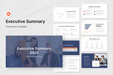 Executive Summary PowerPoint, a Presentation Template by Antstheme