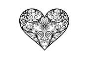 Ornamental Heart Silhouette Bundle, an Illustration by jahid234 (Thumbnail 17 of 31)