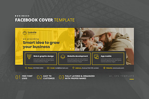 Business Facebook Cover Template