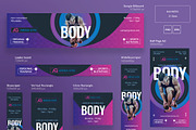 Promo Bundle | Gym Training, a Poster Template by Amber Graphics (Thumbnail 14 of 17)