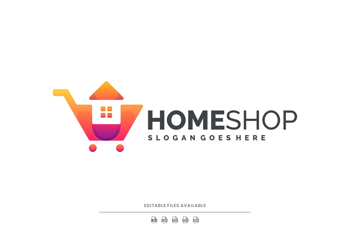 Gradient Modern Shopping Cart Logo, a Branding & Logo Template by Artnivora.Std (Photo 1 of 3)