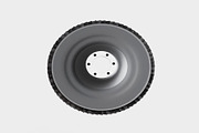 Flap disc 3d model, an Object 3D Model by fahad121 (Thumbnail 3 of 6)