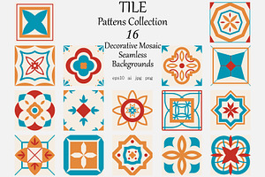 Tile decorative seamless patterns, a Pattern Graphic by ExpressShop