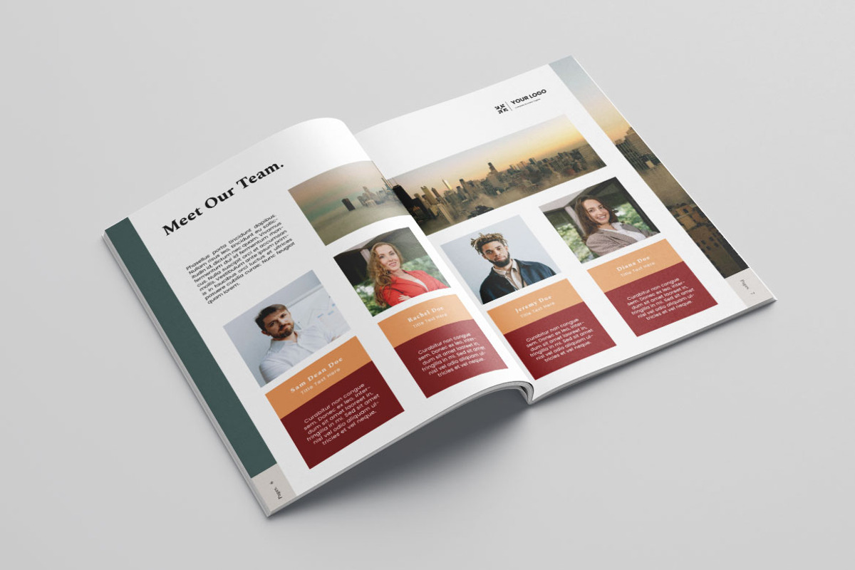 Annual Report Vol.58, a Brochure Template by Bewalrus Studio (Photo 3 of 11)