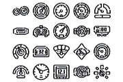 Car dashboard gauges and meters, an Object Graphic by pikepicture (Thumbnail 2 of 3)