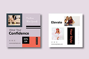 Modern Fashion Social Media Template, a Social Media Template by MightyDesign (Thumbnail 5 of 8)