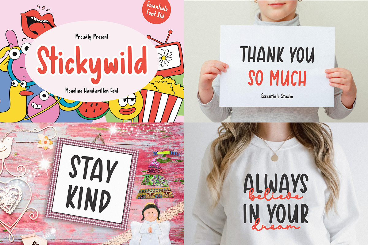Handwriting Font Bundle, a Handwritten Font by Essentials Studio (Photo 6 of 10)