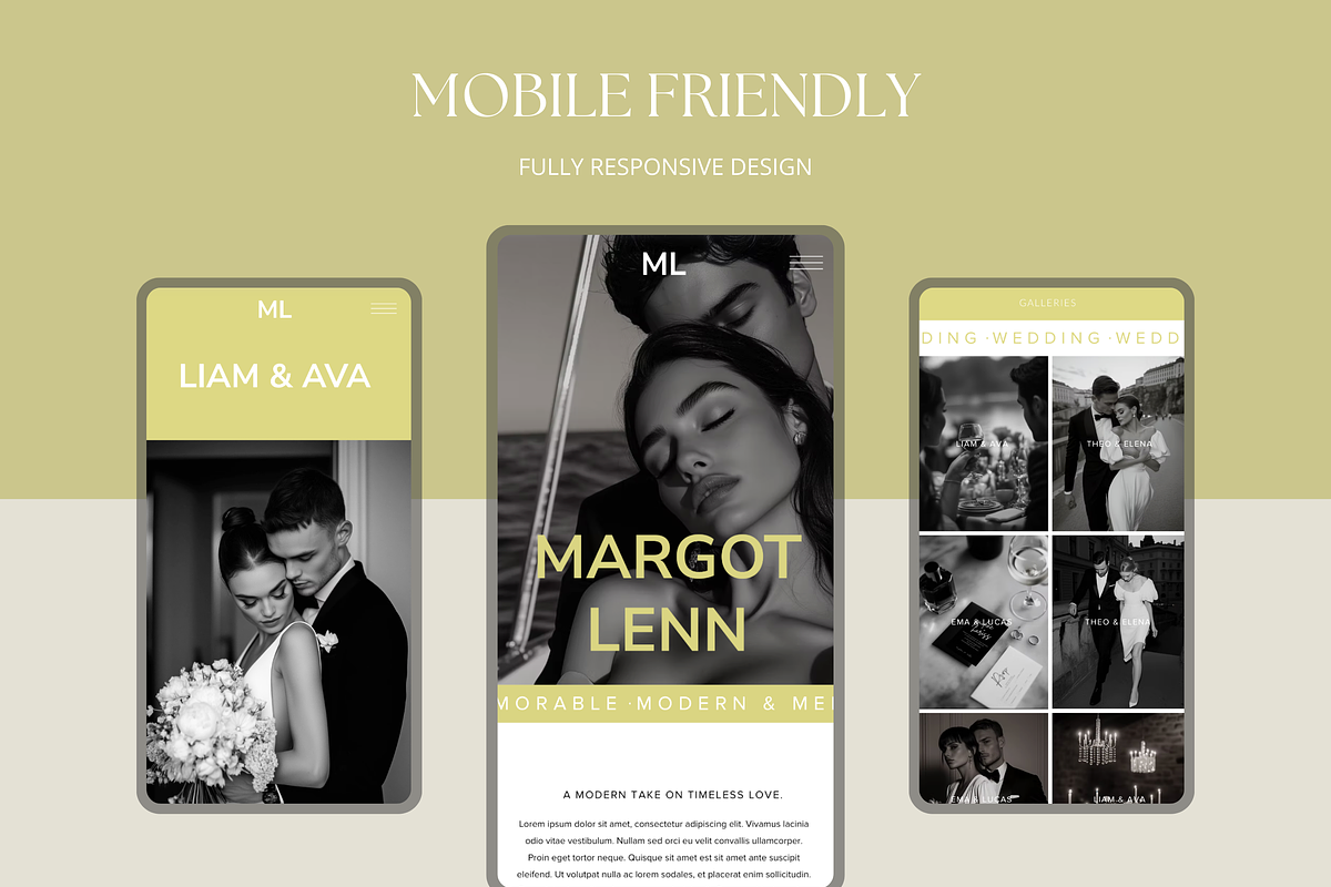 Margot Lenn - WIX Website Template preview 7