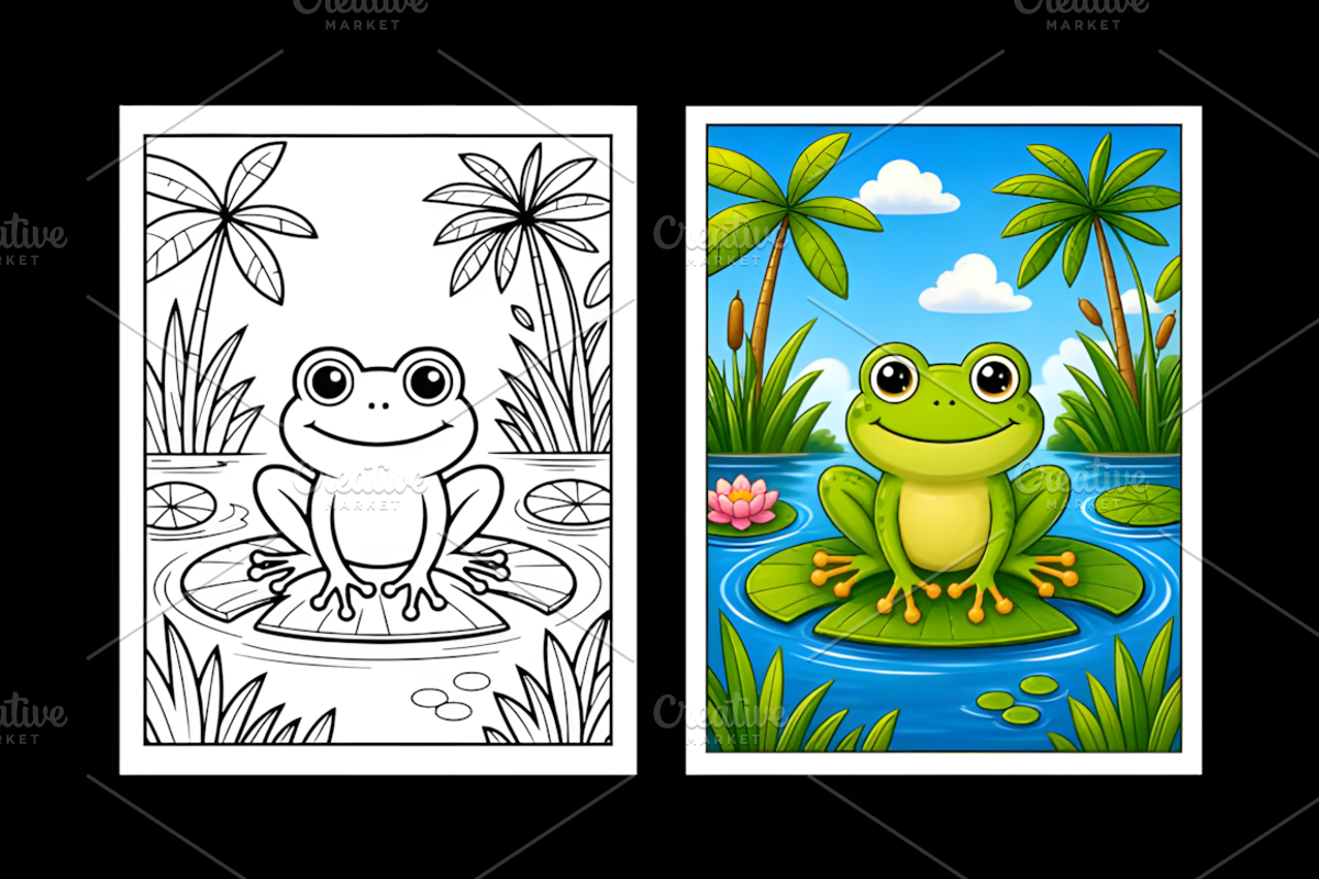 Jungle Animal Coloring Book for Kids, an Animal Illustration by Ink Gallery (Photo 7 of 7)