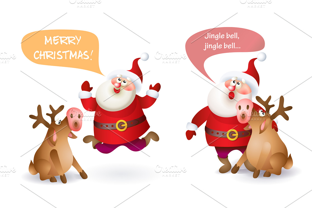Christmas Santa Claus, an Object Illustration by Valenty