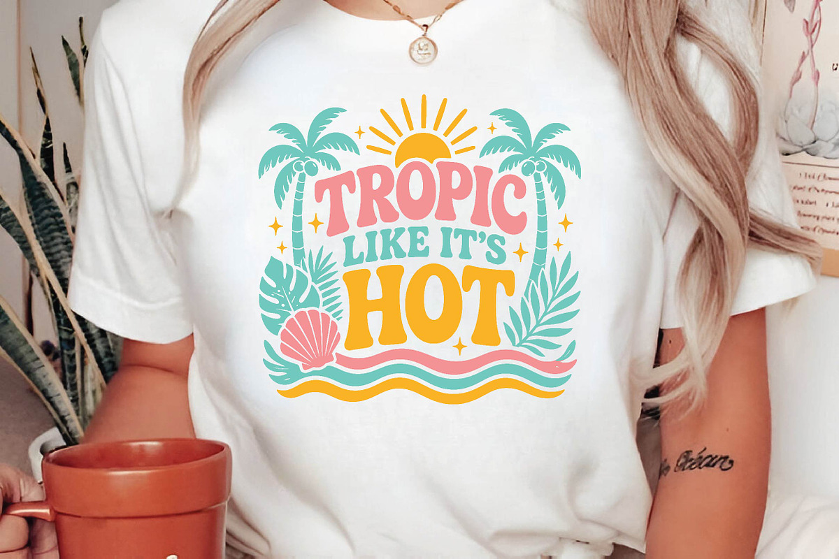 Tropic Like It's Hot Summer Sublimat, a Texture Illustration by DreamPrint404 (Photo 5 of 6)