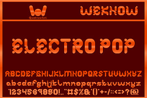 Electro Pop font