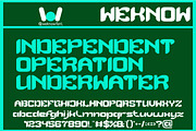 Scuba Diving font, a Font by weknow (Thumbnail 3 of 8)