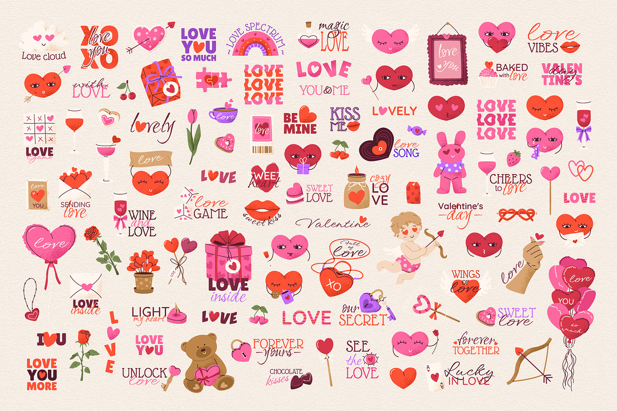 SUGAR AMORE Valentine’s Studio, an Object Graphic by IuliiaSavko (Photo 11 of 14)