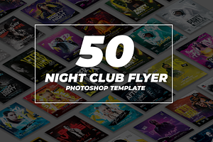 50 Night Club Party Flyer Bundle 14