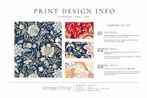 Vintage Chintz Print Designs!