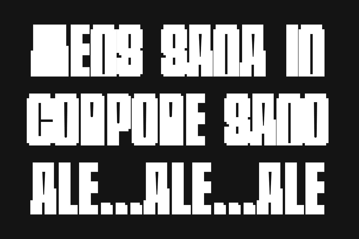 CS Gaspard Semipixel, a Sans Serif Font by Craft Supply Co. (Photo 4 of 8)