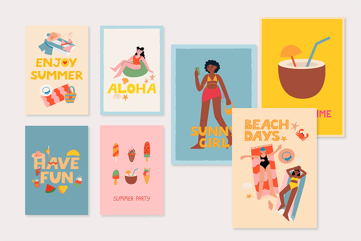 Summer Party | Cliparts, Posters, a Food Illustration by Felizabeth Design (Photo 9 of 12)