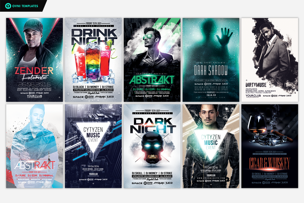 100 MASSIVE Flyer Bundle 94%OFF, a Flyer Template by OVNI-TEMPLATES (Photo 9 of 11)