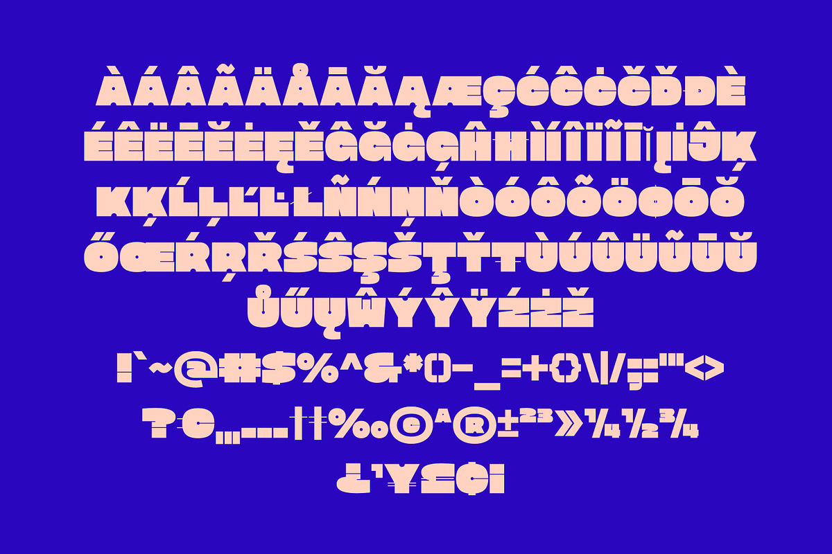 Flared - The Bold Retro Font, a Sans Serif Font by Graphicfresh (Photo 9 of 10)