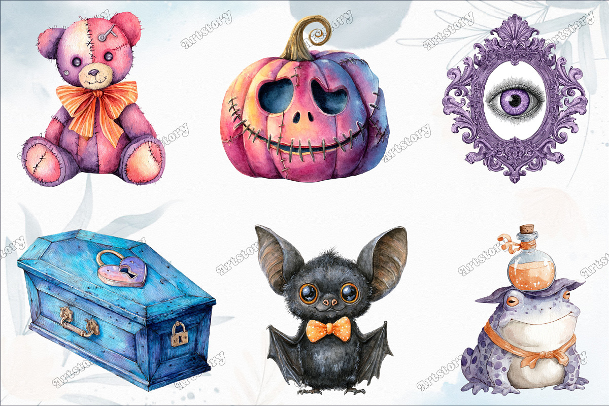 Cartoon Goth Sublimation Clipart, a Graphic by designcity5 (Photo 2 of 5)