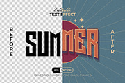 Summer Text Effect Vintage Style, a Layer Style Add-On by Mockmenot (Thumbnail 2 of 2)