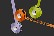 Tape Mockup, a Merchandise Mockup by Permadi Creative (Thumbnail 4 of 5)