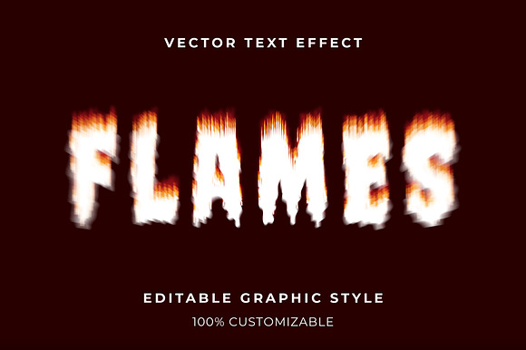 Flames Blurred Text Effect preview 3