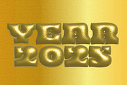 Year 2025 Gold Text Effect, a Layer Style Add-On by CreativeShaper (Thumbnail 2 of 2)