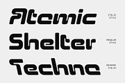 CS Visible – Futuristic Font, a Sans Serif Font by Craft Supply Co. (Thumbnail 2 of 8)