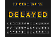 Mechanical Airport Flip Board, an Object Graphic by Vector and Templates (Thumbnail 6 of 6)