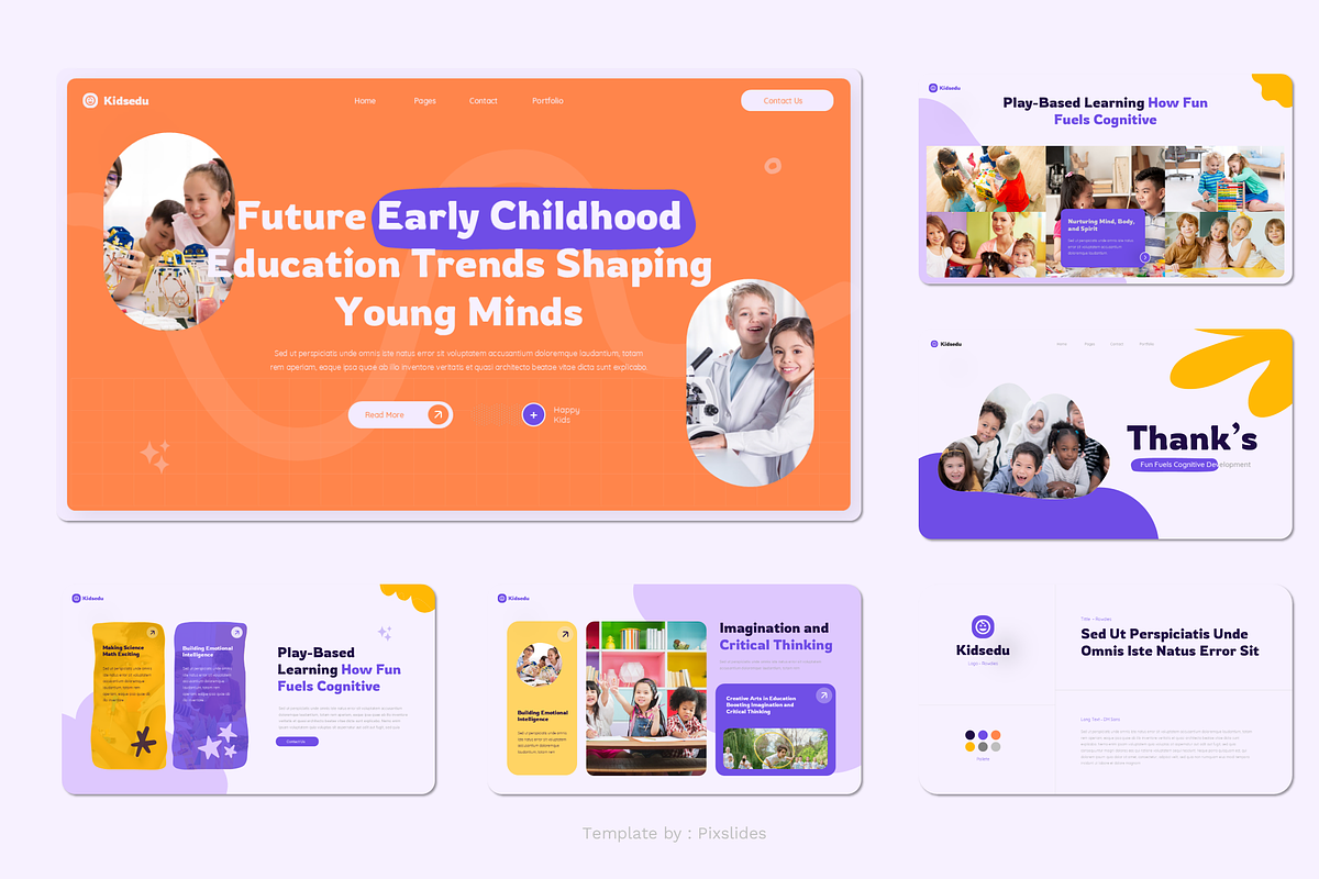 Kids Education PowerPoint preview 7