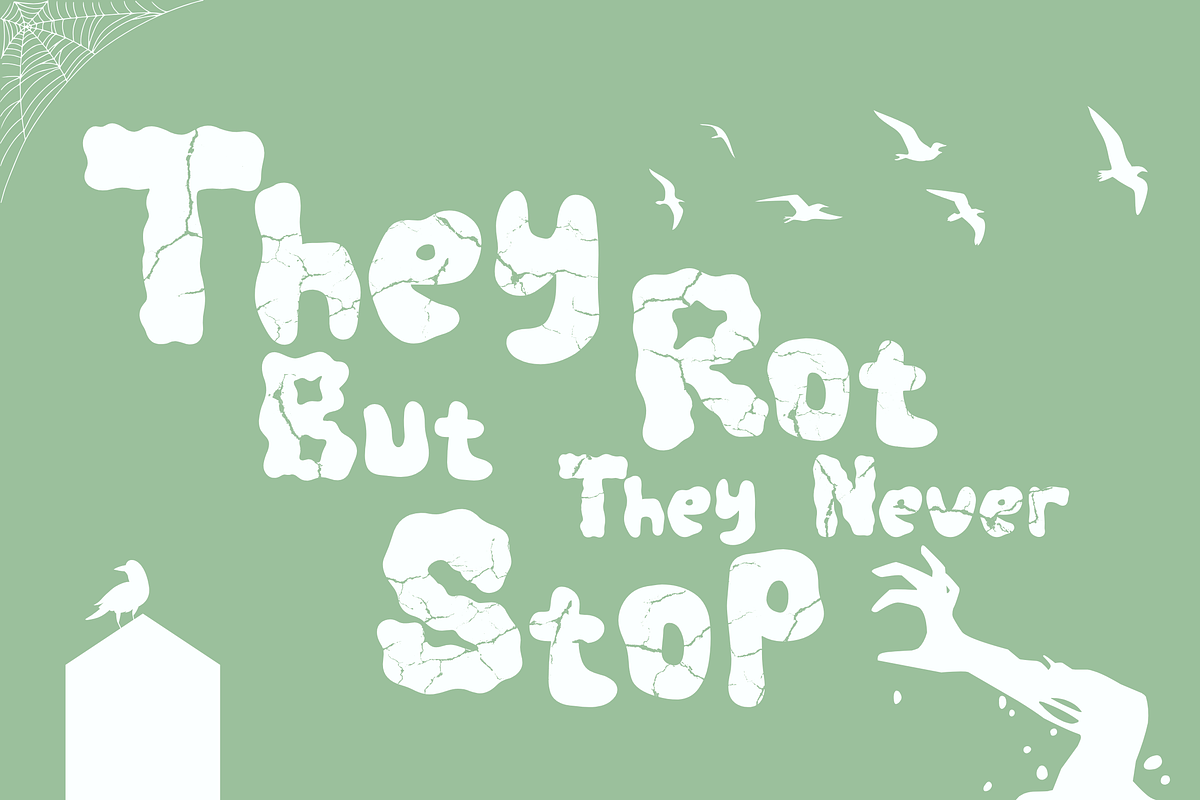 Blob Freak – A Horror Font, a Handwritten Font by Dm Studio (Photo 6 of 10)