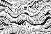 Black and white trippy wave patterns, a Pattern Graphic by Shahjahangdb1 (Thumbnail 3 of 7)