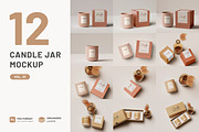 Amber Glass Candle Mockup, a Product Mockup by mockupocka (Thumbnail 1 of 15)