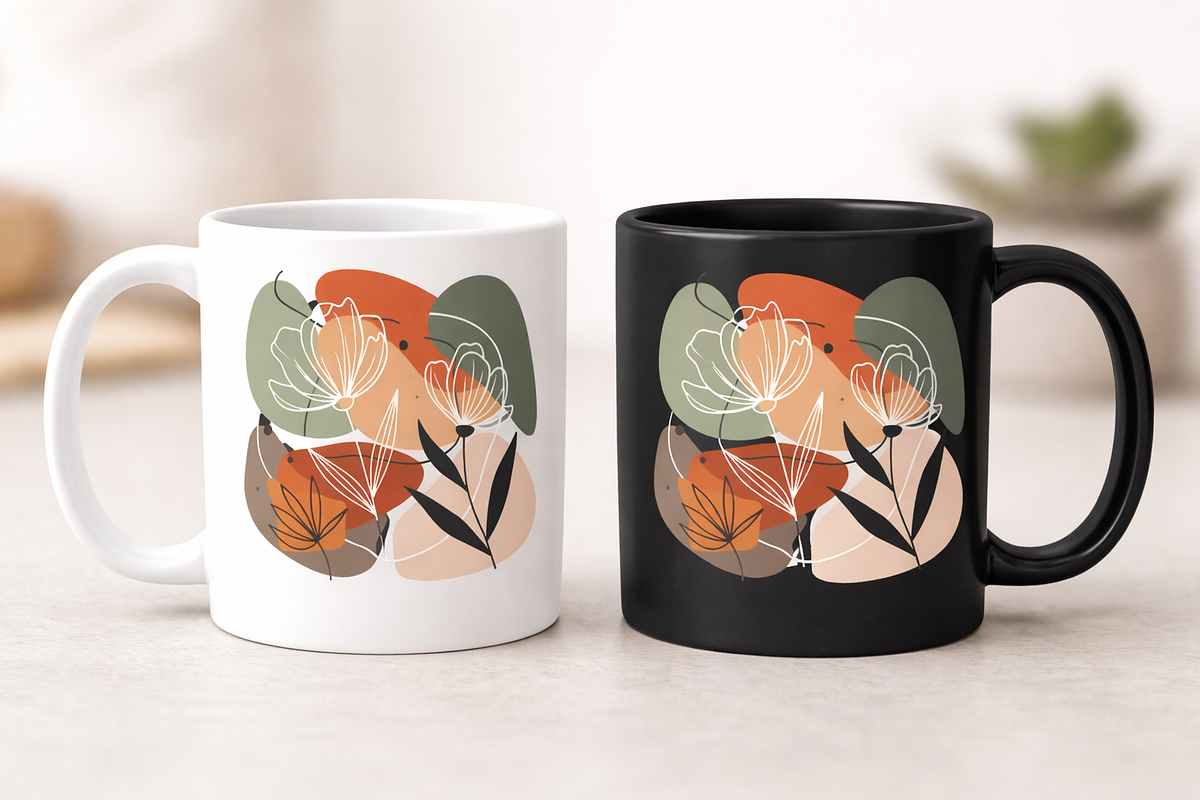 Abstract Boho Floral Line Art Design, a Person Illustration by Gfx_Store (Photo 2 of 7)