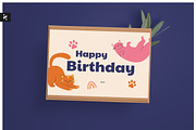 Cute Kids Birthday Greeting Card, a Card Template by Neermana (Thumbnail 1 of 4)