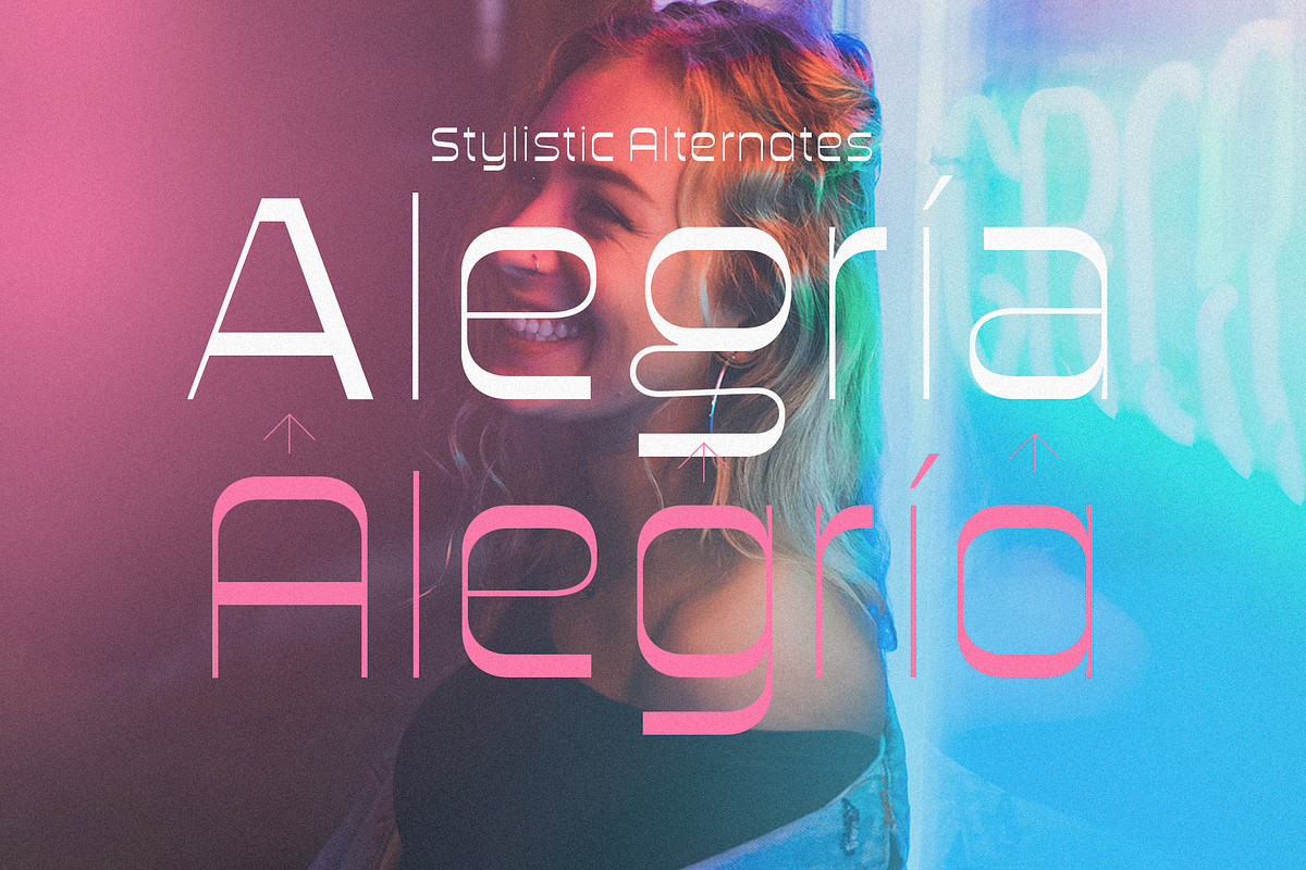 Vulka Reverse Contrast Typeface preview 4