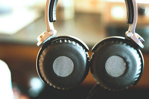 Huge Hanging Headphones