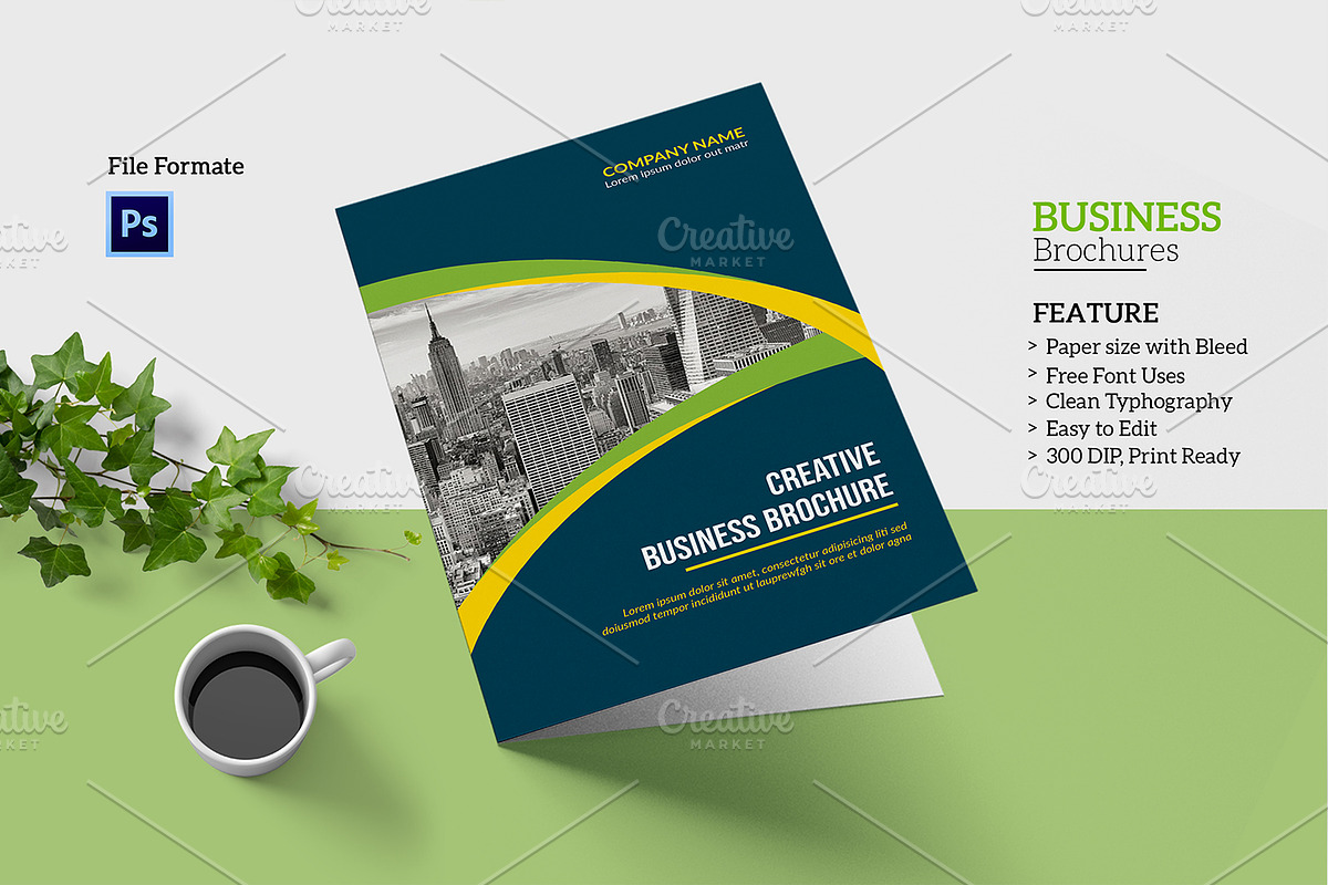 Bifold Business Brochure V1037, a Brochure Template by Template Shop (Photo 1 of 4)