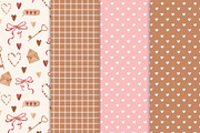 Watercolor patterns Valentine's Day, a Pattern Graphic by Pattern + watercolor (Thumbnail 6 of 9)