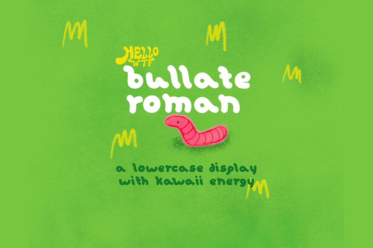 bullate roman, a Font by Hello Wala Type Foundry (Photo 1 of 6)