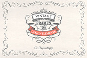 Set of Calligraphy frames, a Decorative Illustration by ARSCOR (Thumbnail 1 of 4)
