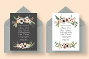 Modern Floral Wedding Suite, an Invitation Template by Knotted Design (Thumbnail 2 of 5)
